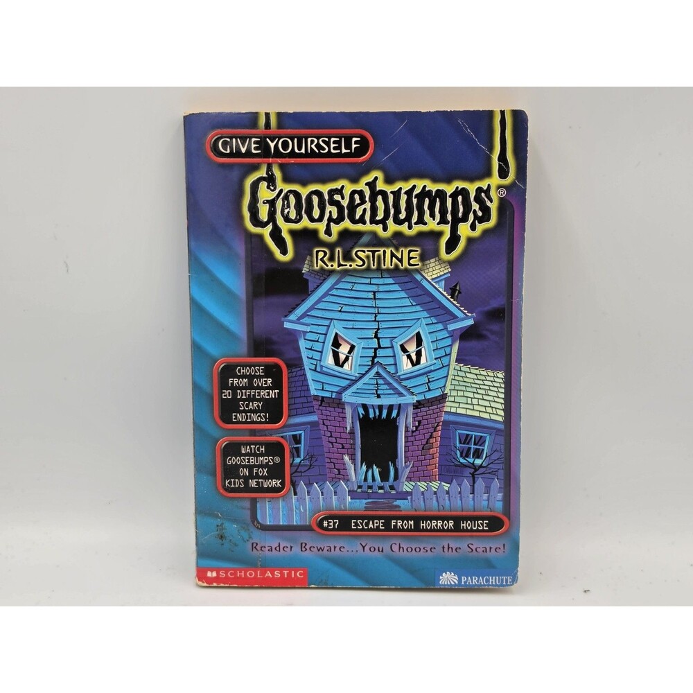 Give Yourself Goosebumps #37 Escape from Horror House R.L. Stine - 1st Edition